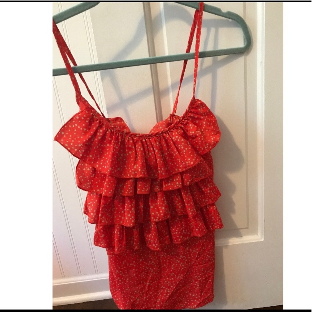 Red/orange tank top